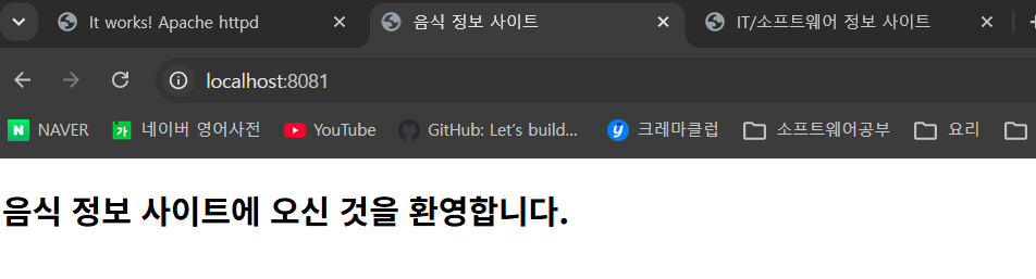 사진 3-1. `8081` 포트로 접근한 결과